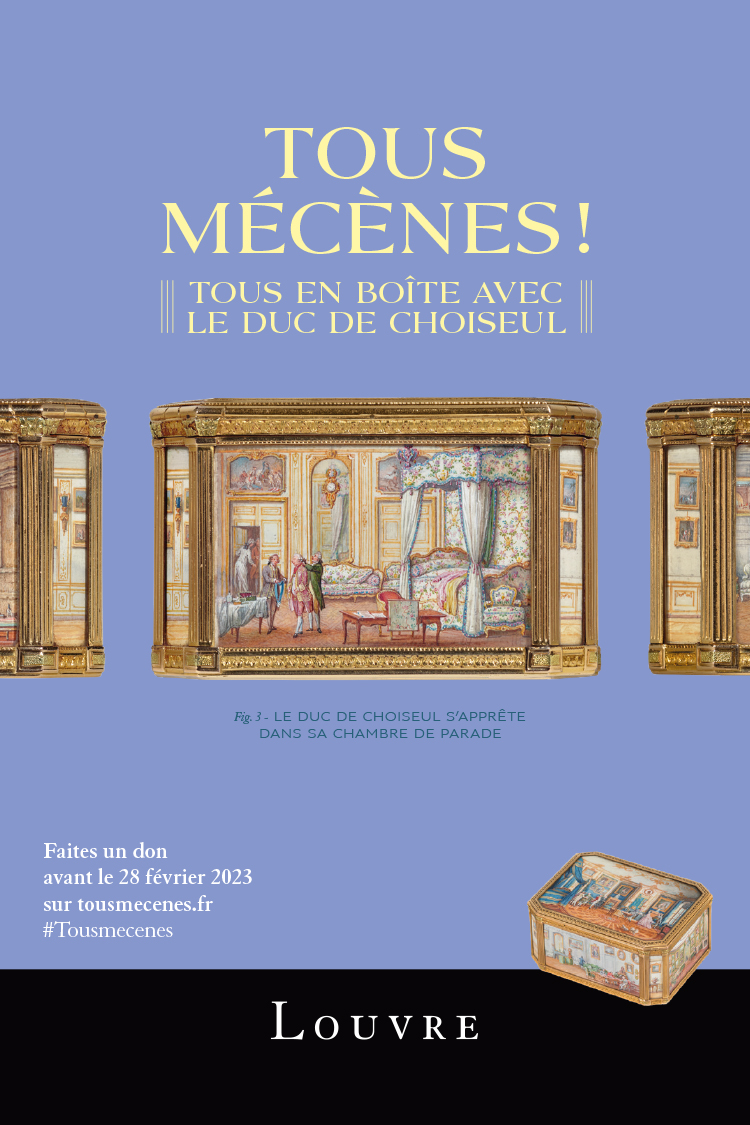 Musée du Louvre_Poster proposal for the Tous Mecenes 2021 campaign